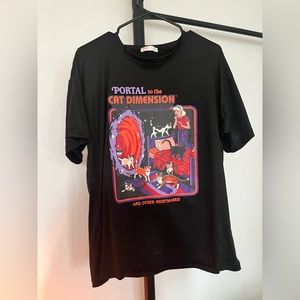 Steven Rhodes Portal to Cat Dimension Tshirt